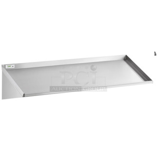 BRAND NEW SCRATCH AND DENT! Regency 600WR63 63" Wall Mounted Slanted Rack Shelf