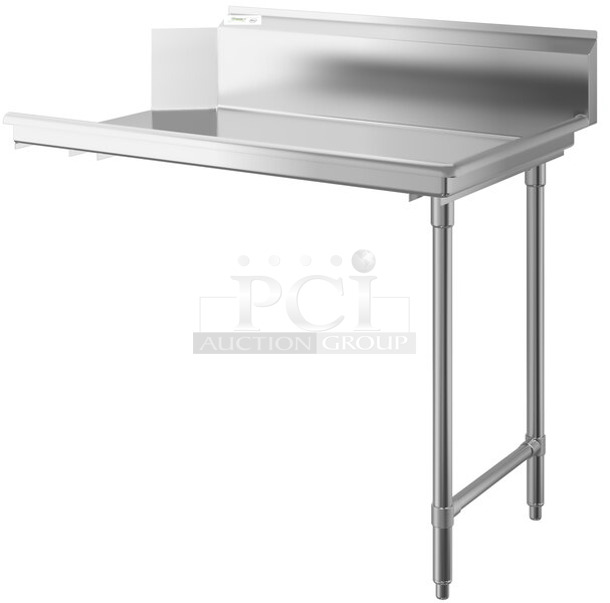 BRAND NEW SCRATCH AND DENT! Regency 600CDT48R 16 Gauge 4' Clean Dish Table - Right Drainboard - Image 1 of 5