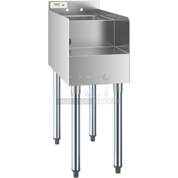 BRAND NEW SCRATCH AND DENT! Regency 600BSDS2312 12" x 23" Stainless Steel Blender Station with Dump Sink - Image 1 of 6