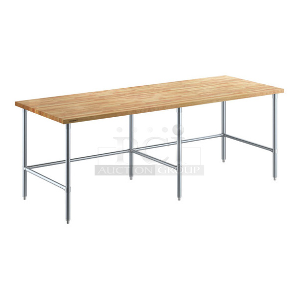 BRAND NEW SCRATCH AND DENT! Regency 600WTOB3072G Wood Top Work Table. Just the Tabletop.  - Image 1 of 3