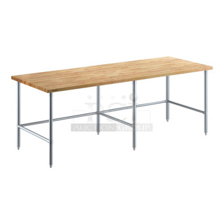 BRAND NEW SCRATCH AND DENT! Regency 600WTOB3072G Wood Top Work Table. Just the Tabletop. 
