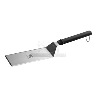 4 BRAND NEW SCRATCH AND DENT! Backyard Pro 554TRNSD94 9" x 4" High Heat Solid Turner with Black Handle. 4 Times Your Bid! 