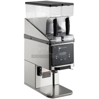BRAND NEW SCRATCH AND DENT! 2024 Bunn MHG BrewWISE MHG Stainless Steel Multi Hopper Coffee Grinder with Removable Hoppers. 120 Volts, 1 Phase. Tested and Working!