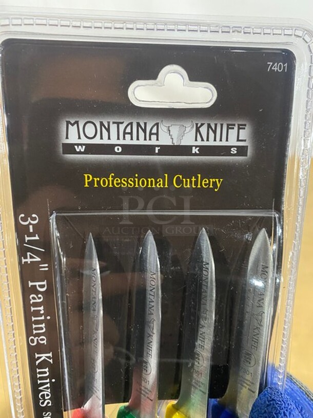 NEW! Montana Knife Works 3-1/4" Paring Knives! 2x Your Bid! - Image 4 of 5