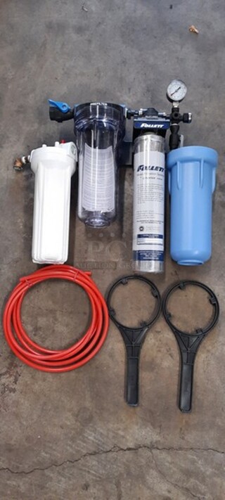 ALL ONE MONEY! BRAND NEW! Lot of Follet Model EV3125-74 Ice Maker/ Water Filter w/ Model 00130245 Filter Cartridge. 15x6x18.