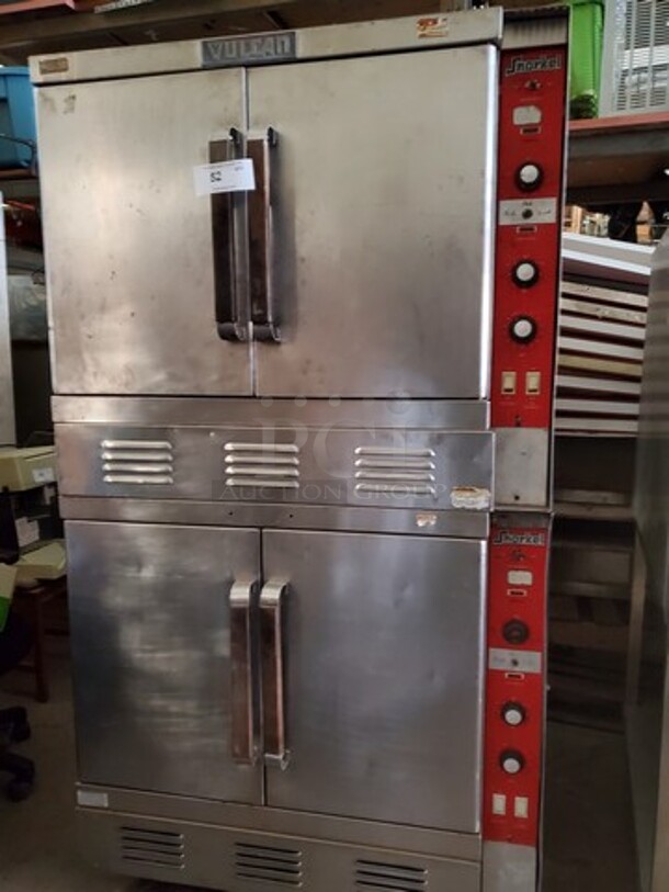 VULCAN SG1010T Snorkel Natural Gas Full Size Single Deck Convection Oven!  - Image 8 of 8