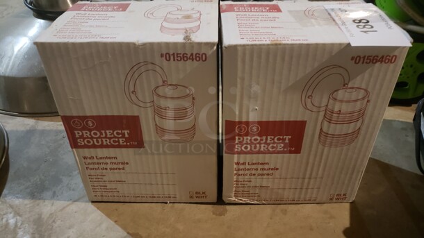 Lot of 2 Project Source Wall Lanterns (Location 1) - Image 1 of 1