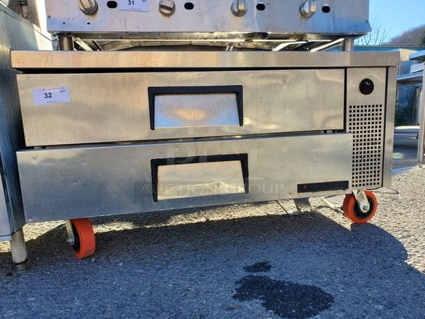 TRUE TRCB-52 2 Drawers Chef Base On Casters! 115V 52X32X28 - Image 1 of 6