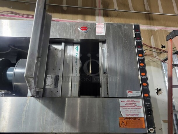 Wells 5N-WVU-72 208/240Volts Universal 72" Ventless Hood System for Multiple Appliances  - Image 9 of 10