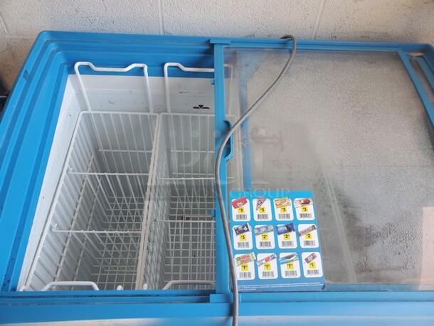 AHT RIO S 100 F Sliding Glass Top 2 Door Ice Cream Merchandiser - Image 3 of 6