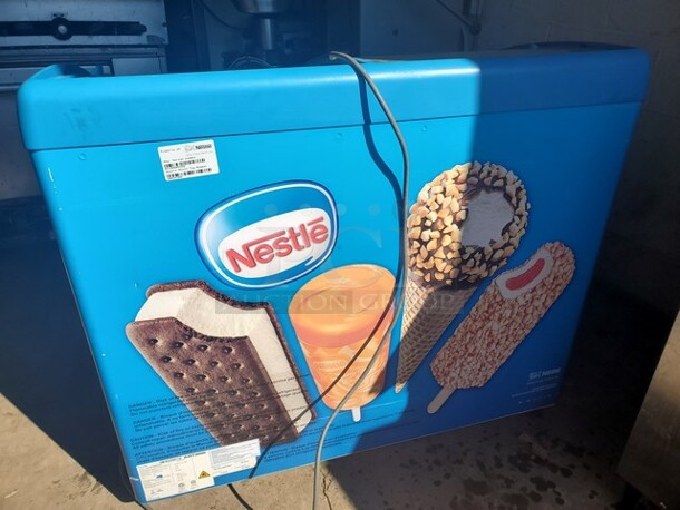 AHT RIO S 100 F Sliding Glass Top 2 Door Ice Cream Merchandiser - Image 5 of 6