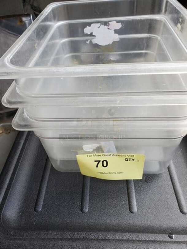 Food Storage Containers - Clear BIDX3 - Image 3 of 3