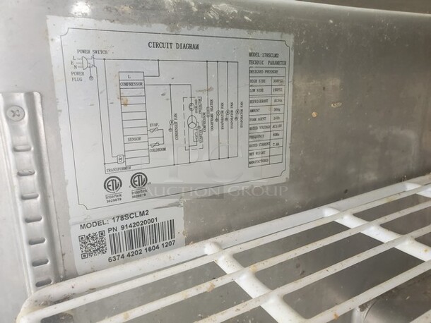 Avantco 178SCLM 47" Stainless Steel Refrigerated Salad Bar / Cold Food Table! - Image 4 of 6