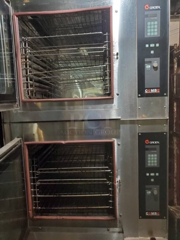 GROEN CC20-G COMBO Natural Gas Double Deck Convection Oven 120V/1PH 44X38X77 - Image 3 of 7