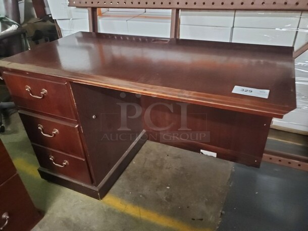 Solid Wood Desk 48X24X29 - Image 2 of 5