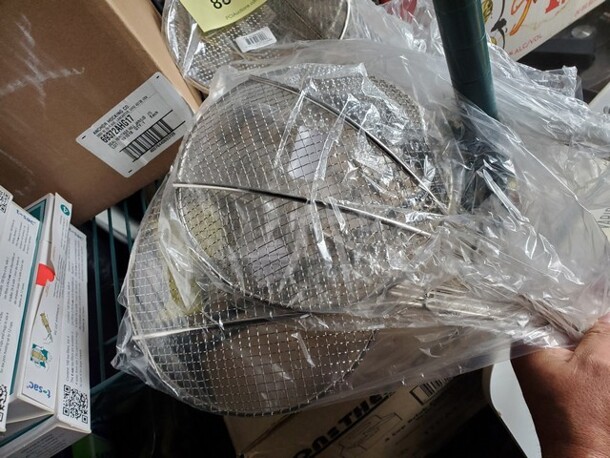 Lot of 2 Wire Mesh Skimmers  - Image 2 of 2