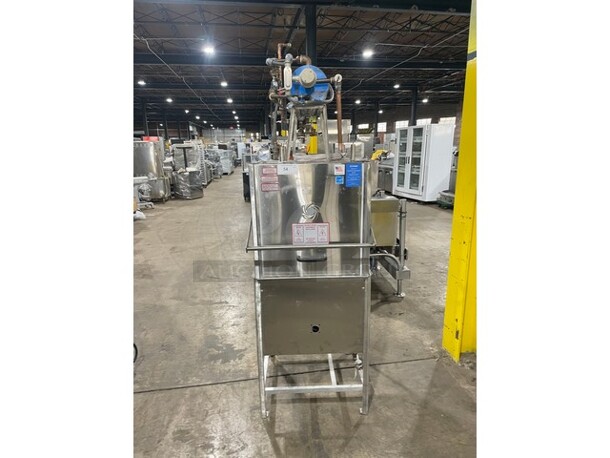 BEAUTIFUL! NEW! 2022 INSINGER Energy star Stainless Steel Commercial Straight Pass-Through Dishwasher W/ Tank! MODEL 50-20N2-NSU 440V/3Ph - Image 1 of 9