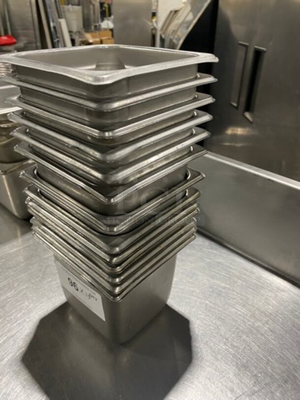 Commercial Steam Table/ Prep Table Food Pans! All Stainless Steel! 13x Your Bid! - Image 2 of 5