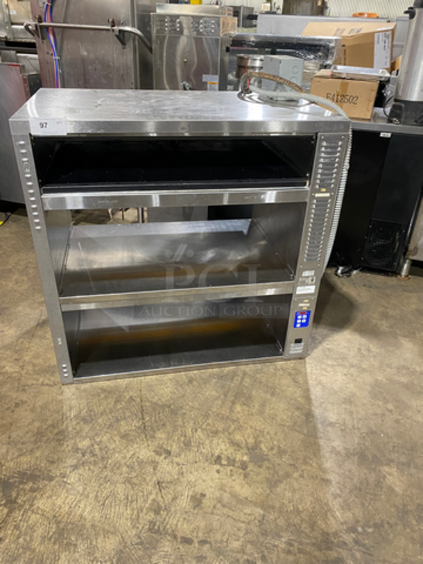 Prince Castle Commercial Electric Powered Food Warmer/ Dedicated Holding Bin! All Stainless Steel! Model: DHB3PT-44D SN: CD0059374 120/208/240V 60HZ