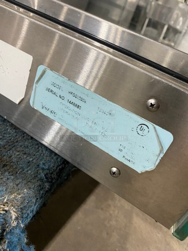 Vendo Commercial Countertop Food Warming Display Case! All Stainless Steel! Model: HFD000006 SN: 1448853 115V 60HZ 1 Phase - Image 8 of 9