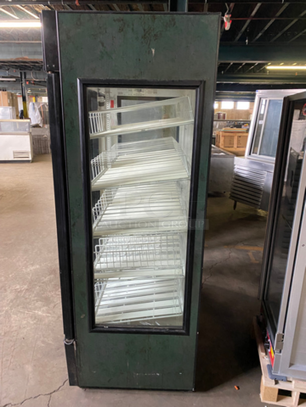 NICE! True Commercial 2 Door Reach In Cooler Merchandiser! With View Through Doors And Sides! With Beverage Racks! Model: GEM49 SN: 14438952 115V 60HZ 1 Phase - Image 3 of 8