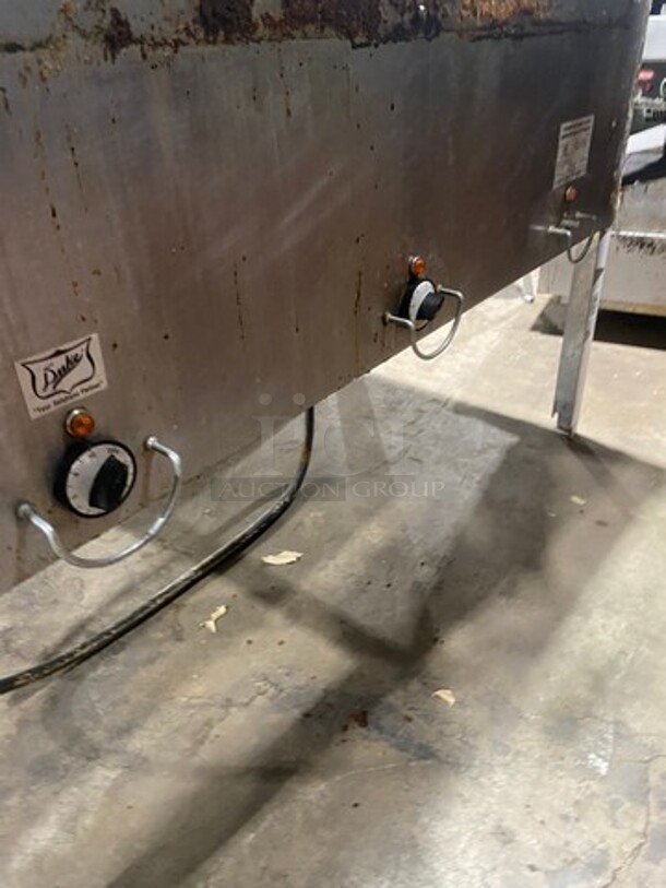 Duke Commercial Electric Powered 3 Well Steam Table! With Sneeze Guard! All Stainless Steel! On Legs! Model: E303M SN: 01063402 120V 60HZ 1 Phase - Image 7 of 11