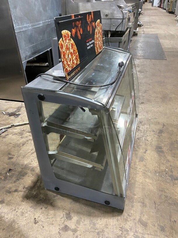 Vendo Commercial Countertop Food Warming Display Case! All Stainless Steel! With Rear Sliding Door Access! 115V 1 Phase! Model: HFD000006 SN: 1421096! Working When Removed!
 - Image 3 of 8