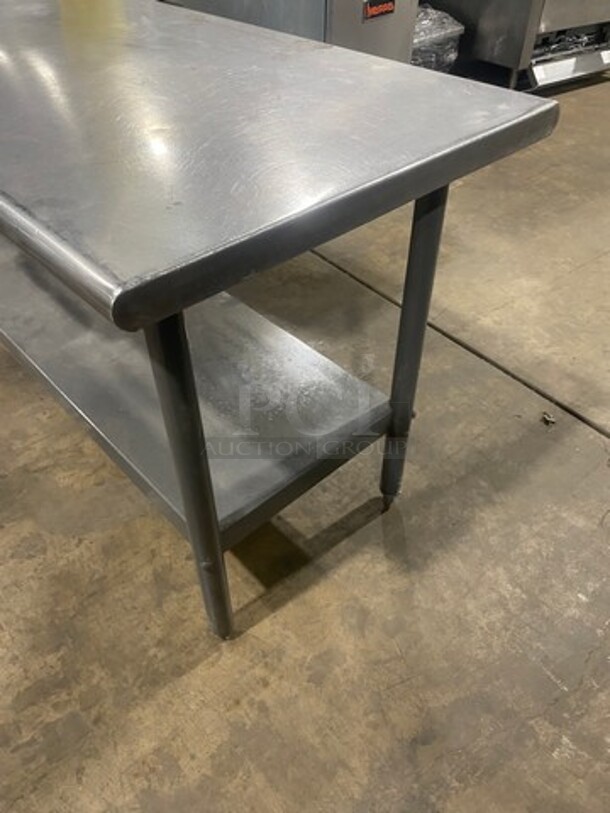 WOW! Solid Stainless Steel Work Top/ Prep Table! With Single Drawer! With Storage Space Underneath! On Legs! - Image 3 of 7