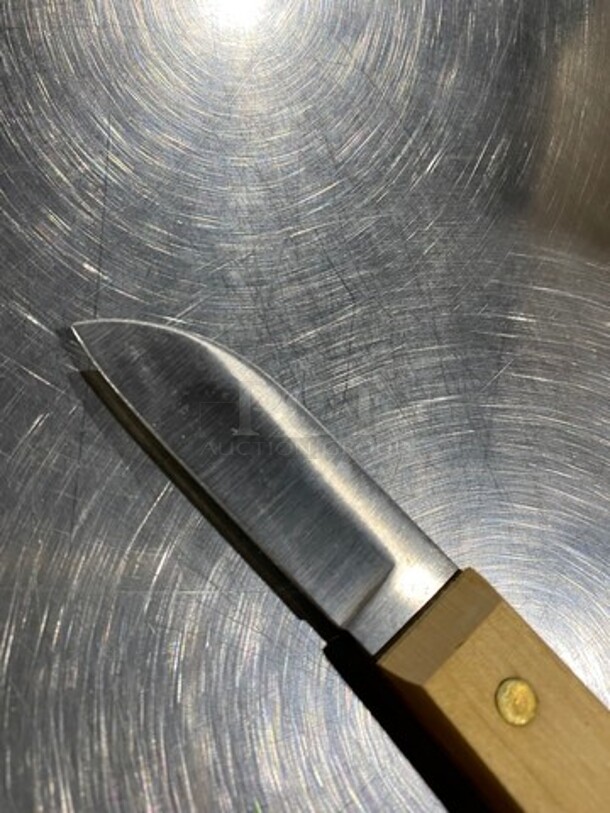 NEW! IN THE BOX! ALL ONE MONEY! Small Stainless Steel With Wooden Handle Cutting Knives! - Image 4 of 6
