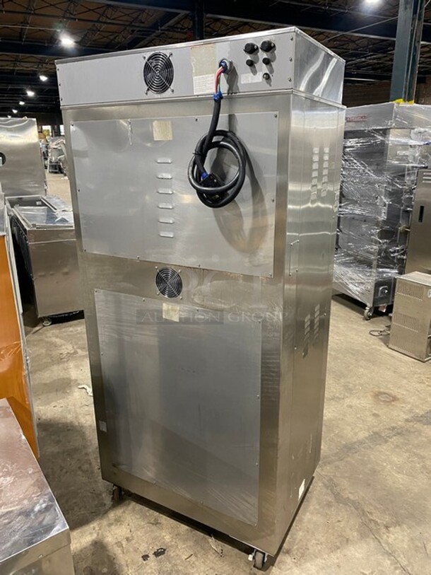 Nuvu Commercial Baking Center Oven Proofer Combo! With Metal Oven Racks! Stainless Steel! On Casters! Model: SUB123 SN: 00375647120400010001 208V 60HZ 3 Phase - Image 3 of 10