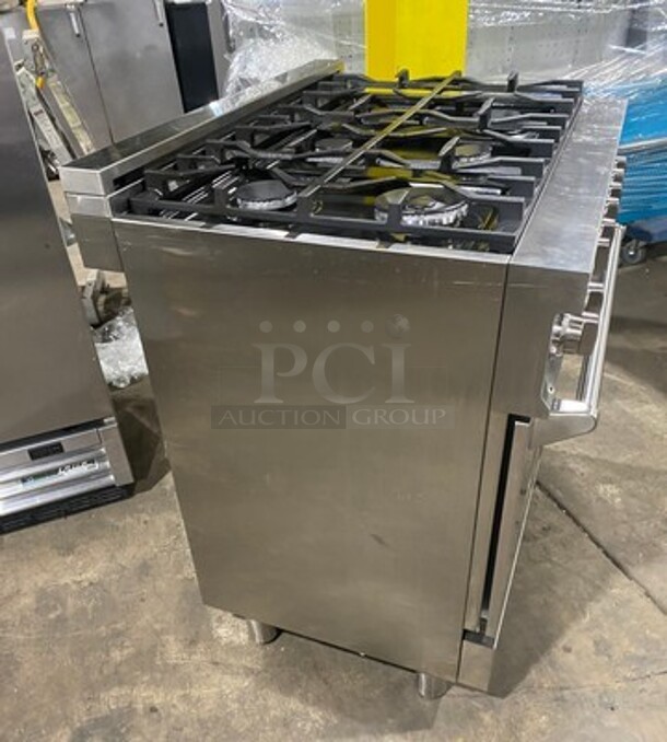 SWEET! Zline Gas Powered 6 Burner Stove! With Oven Underneath! Stainless Steel! MODEL RG36 SN:RG36GE2204007903 120V  - Image 3 of 11