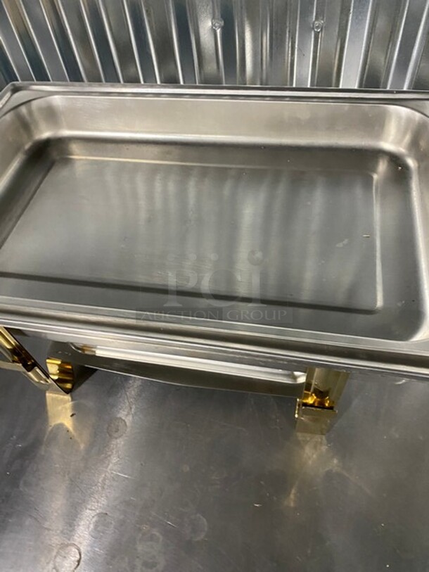 Gold Accented Full Size Chafer! - Image 6 of 9