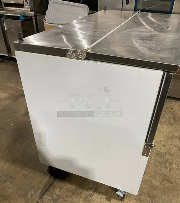 COOL! Like New Kelvinator Commercial Refrigerated Milk Cooler! Stainless Steel Body! On Casters! Model: KCHMC58 SN:91610049 115V - Image 2 of 7