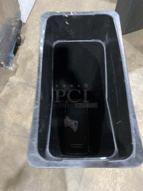 Black Poly Trash Can! 3x Your Bid! - Image 5 of 5