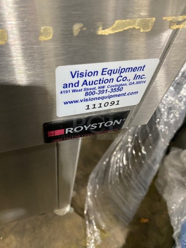 WOW! Royston Commercial Electric Powered Heated Food Display Case Merchandiser! With Sneeze Guard! All Stainless Steel! On Casters! Model: HIMHH1SS362555 120V 60HZ 1 Phase - Image 7 of 9