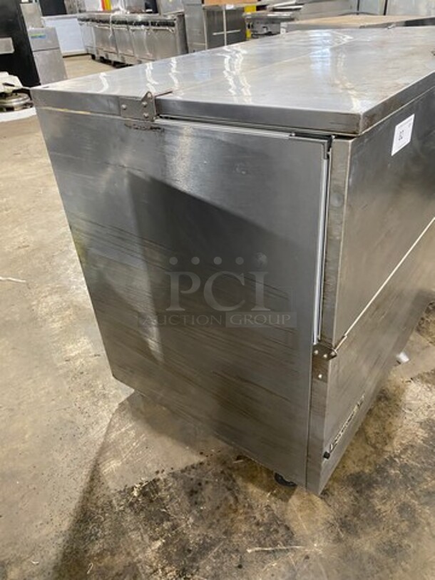 Beverage Air Single Side Access Milk Cooler! Stainless Steel! On Casters! Model: SM49N 115V 60HZ 1 Phase - Image 2 of 7