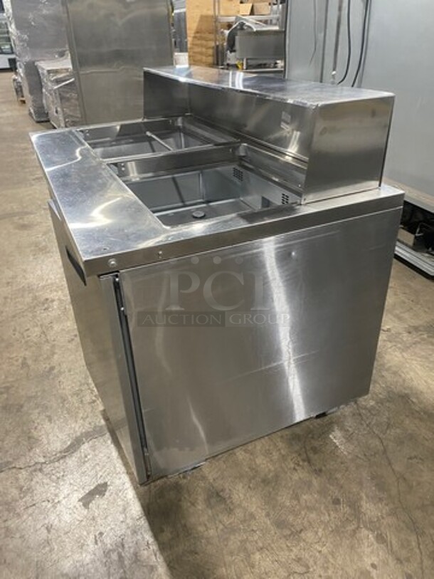 RANDELL 2 Door Refrigerator Sandwich/Salad Prep Cooler! Stainless Steel! On Casters! Model 9040K-513 Serial W1718445-1 115V/60Hz/1 Phase  - Image 2 of 8