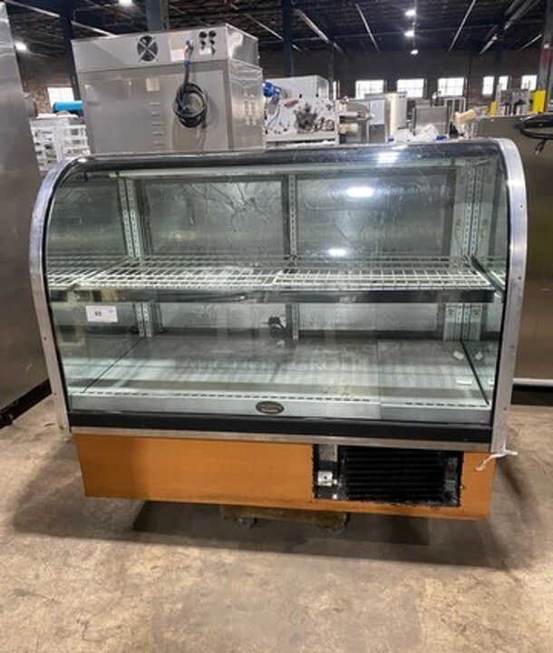 Marc Commercial Refrigerated Deli/Bakery Display Case! With Curved Front Glass! With Sliding Rear Access Doors!