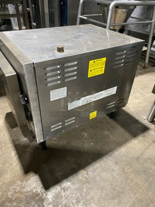 SWEET! Cleveland Electric Powered Countertop Steamer! All Stainless Steel! On Legs! Model: 21CET8 SN: 1106230001025 208V 60HZ 3 Phase - Image 2 of 8