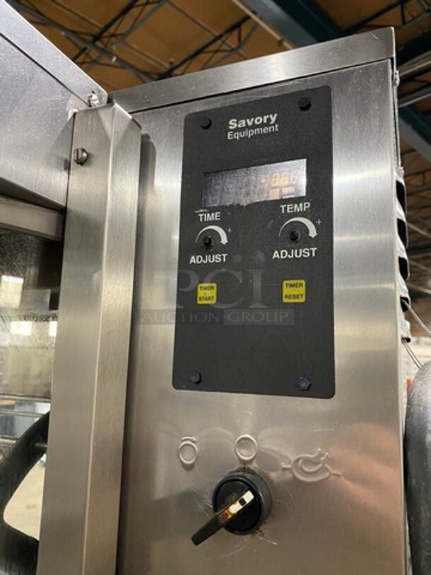 Savory Commercial Countertop Electric Powered Rotisserie Oven! All Stainless Steel Body! - Image 7 of 8