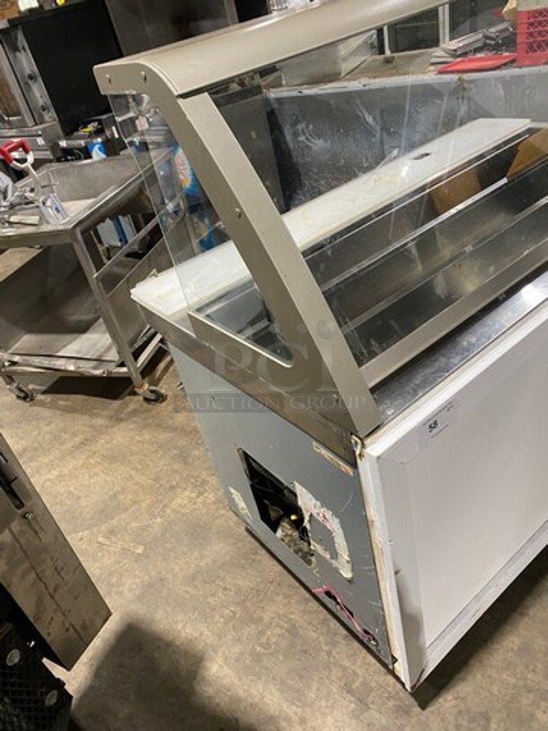 Duke Commercial Sandwich Prep Line Unit! With Slanted Front Glass! With Commercial Cutting Board! All Stainless Steel! On Casters! Model: SUBCPTC60M 120V 60HZ 1 Phase - Image 2 of 9