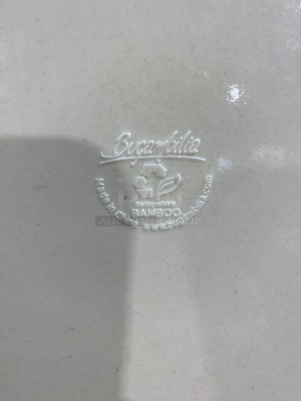 Off White Round Serving Plates! 12x Your Bid! - Image 5 of 5