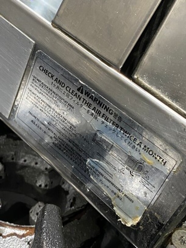 Yoshimasa Commercial Countertop Refrigerated Sushi Display Case Merchandiser! With Slanted Front Glass! Stainless Steel Body! - Image 7 of 8