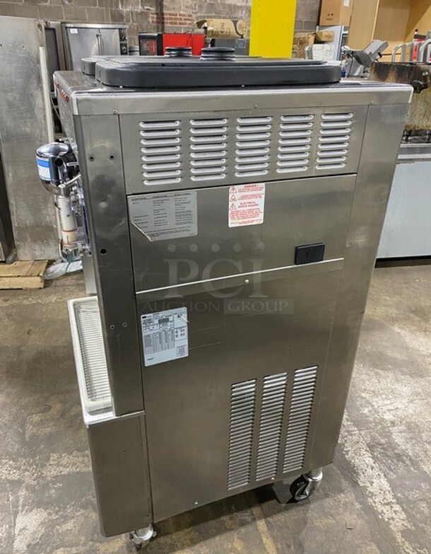 NICE! Taylor Commercial Floor Style 2 Flavor Frosty/Coolatta/Slushy Making Machine! With Milkshake Mixing Attachment! All Stainless Steel! Model 342D27 SN:K6106162 208-230V 1PH - Image 2 of 11