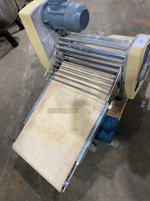 Seewer Rondo Commercial Reversible Roller Dough Sheeter! Stainless Steel Body! Model: STM503 SN: A9196023 110V 60HZ 1 Phase - Image 5 of 10