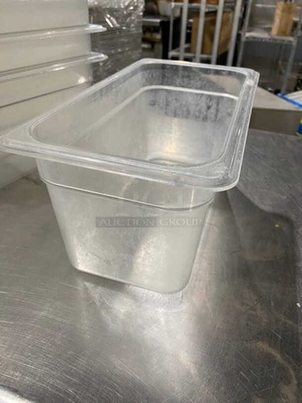 Cambro Clear Poly 1/3x6" Food Containers! 10x Your Bid! - Image 6 of 6