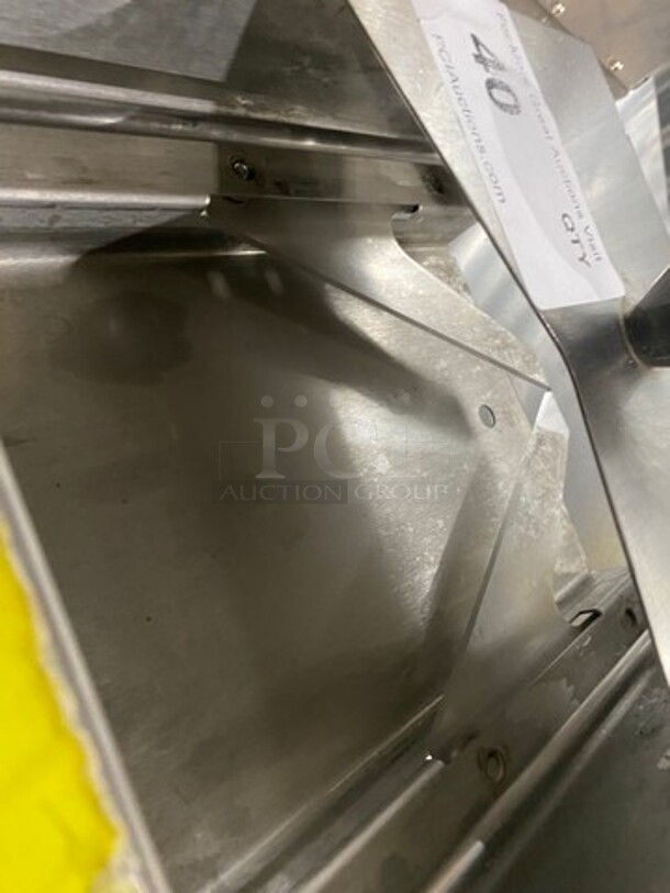 Prince Castle Commercial Countertop Manual Bagel Cutter/ Slicer! Stainless Steel! Model: 970DDA SN: DL - Image 3 of 4