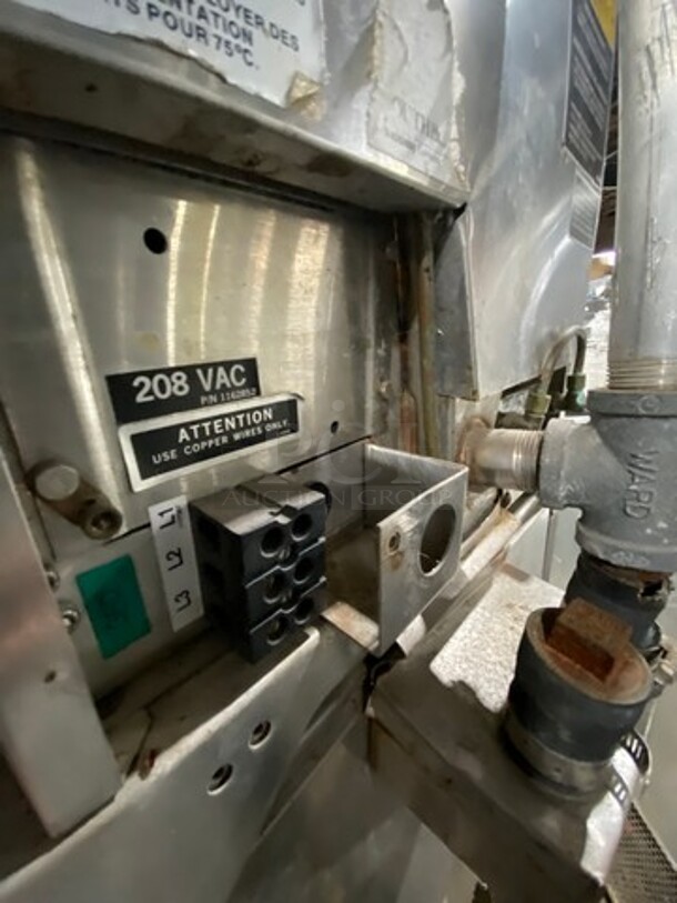 Southbend Commercial Electric Powered Double Deck Steam Cabinet! All Stainless Steel! On Legs! Model: RS4E SN: 97M351082 208V 60HZ 1/3 Phase - Image 10 of 10