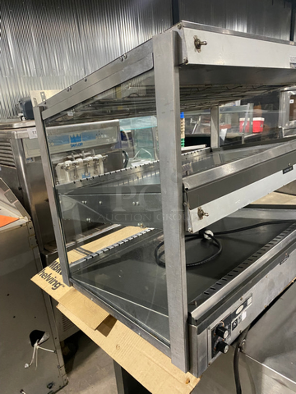 Hatco Commercial Countertop Heated Food Display Case! Stainless Steel! Model: GRSDS36D SN: 8555249808 120V 60HZ 1 Phase - Image 4 of 8