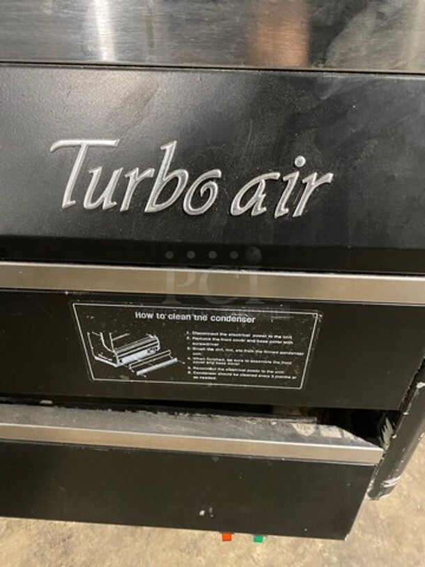 Turbo Air Commercial Refrigerated Open Grab-N-Go Case Merchandiser! With View Through Sides!  All Stainless Steel! MODEL TOM50B  SN:TOM5016Z100  120V  1PH - Image 8 of 9